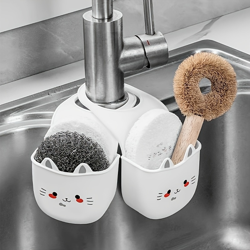Silicone Tap Washer - Cestino portaoggetti da appendere al lavello