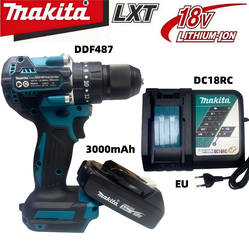 Makita Drill Ddf484 - Makita DDF487 Trapano Avvitatore a Batteria